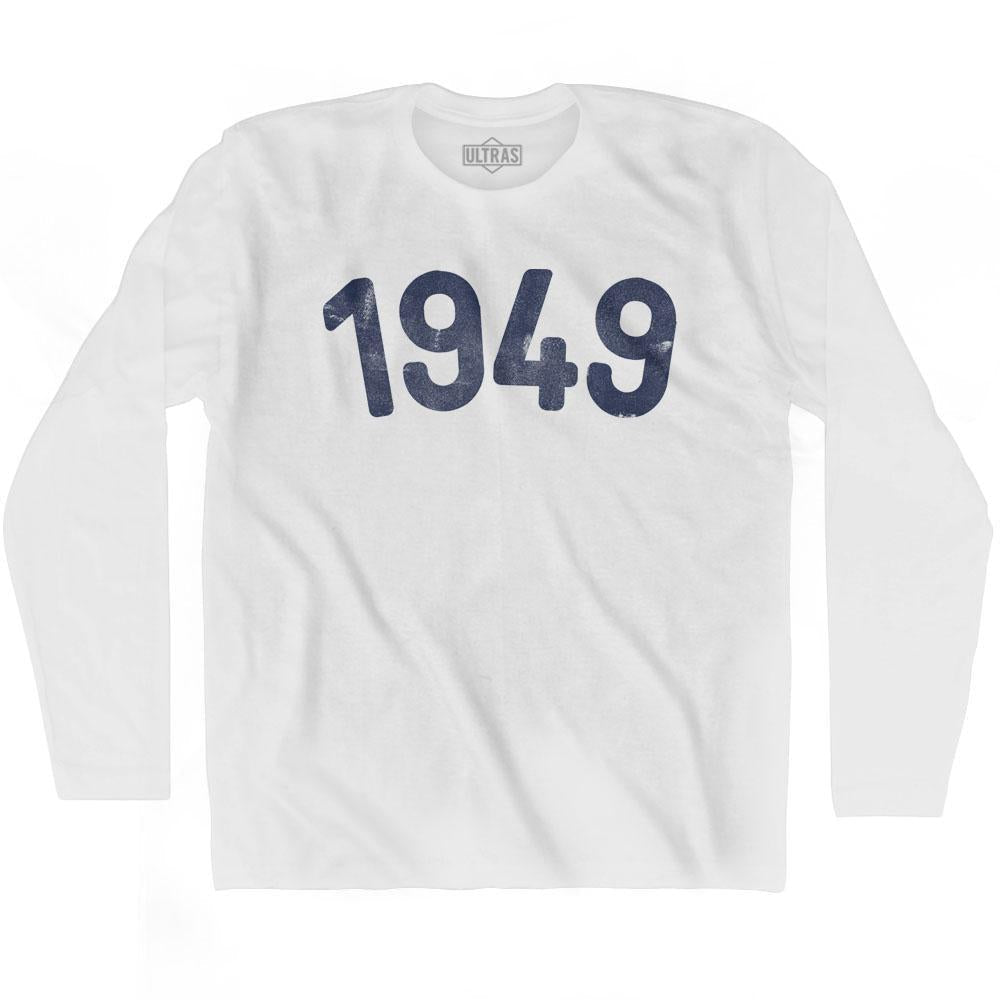1949 Year Celebration Adult Cotton Long Sleeve T-shirt Style001