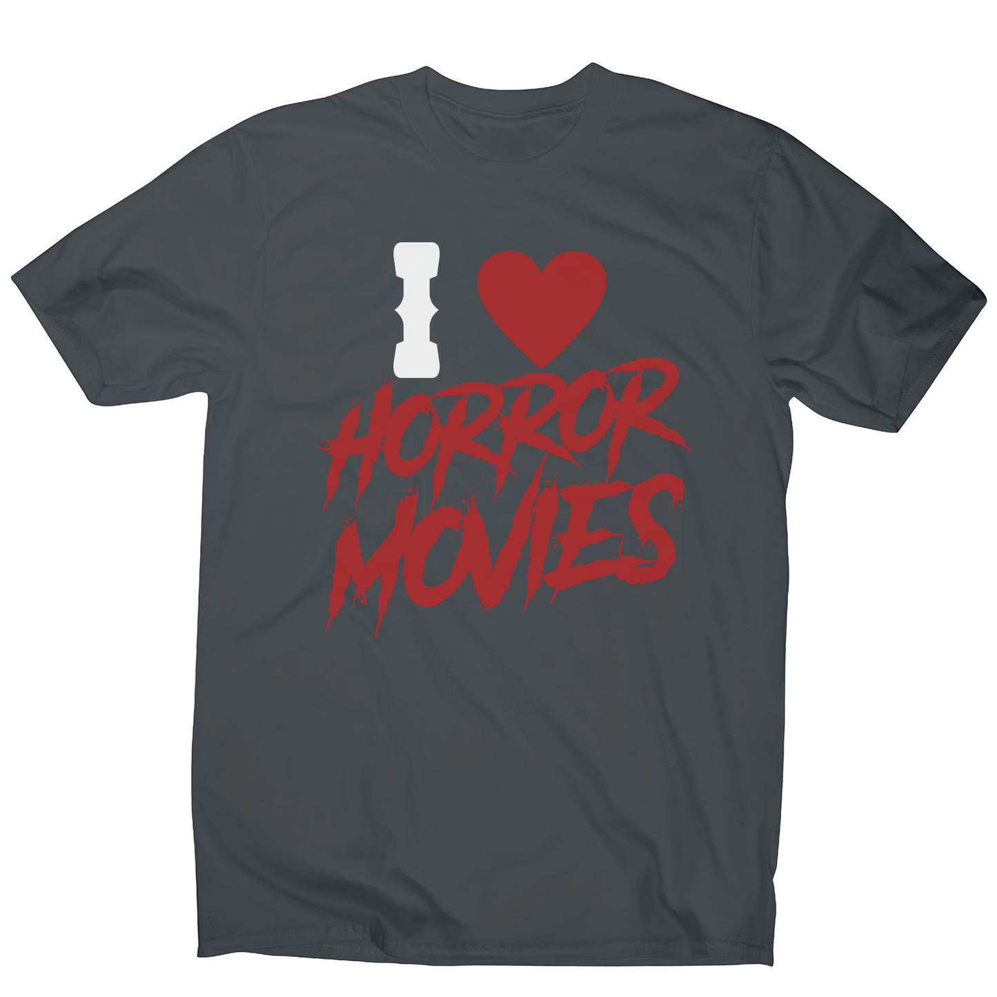 I love horror movies men's t-shirt