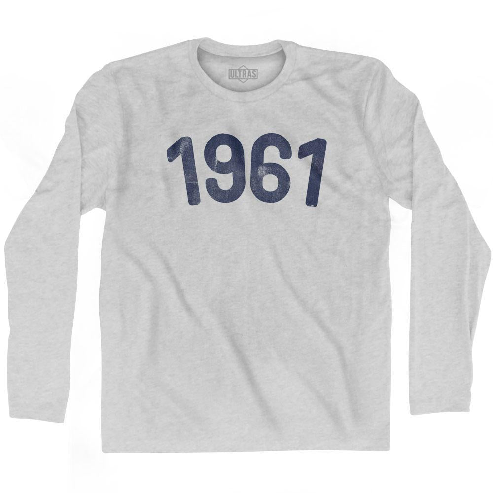 1961 Year Celebration Adult Cotton Long Sleeve T-shirt