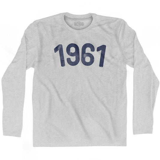 1961 Year Celebration Adult Cotton Long Sleeve T-shirt