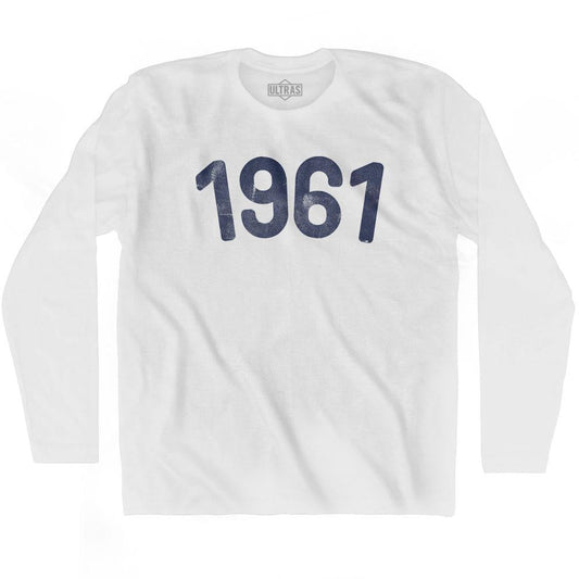 1961 Year Celebration Adult Cotton Long Sleeve T-shirt Style001