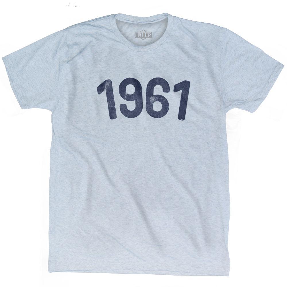1961 Year Celebration Adult Tri-Blend T-shirt Style001