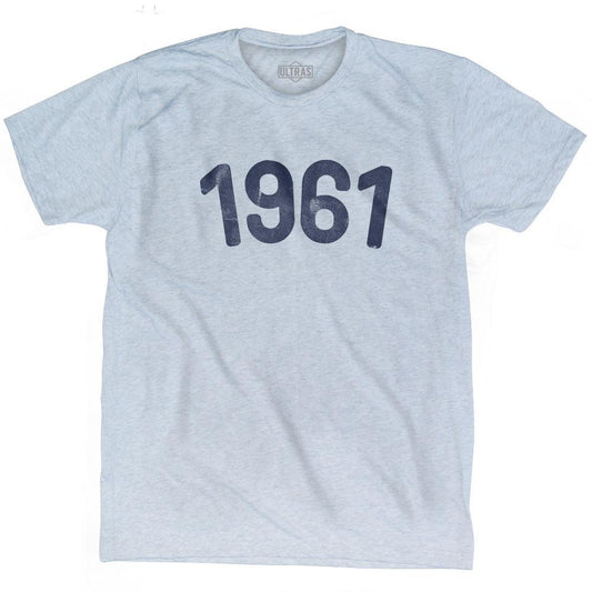 1961 Year Celebration Adult Tri-Blend T-shirt Style001