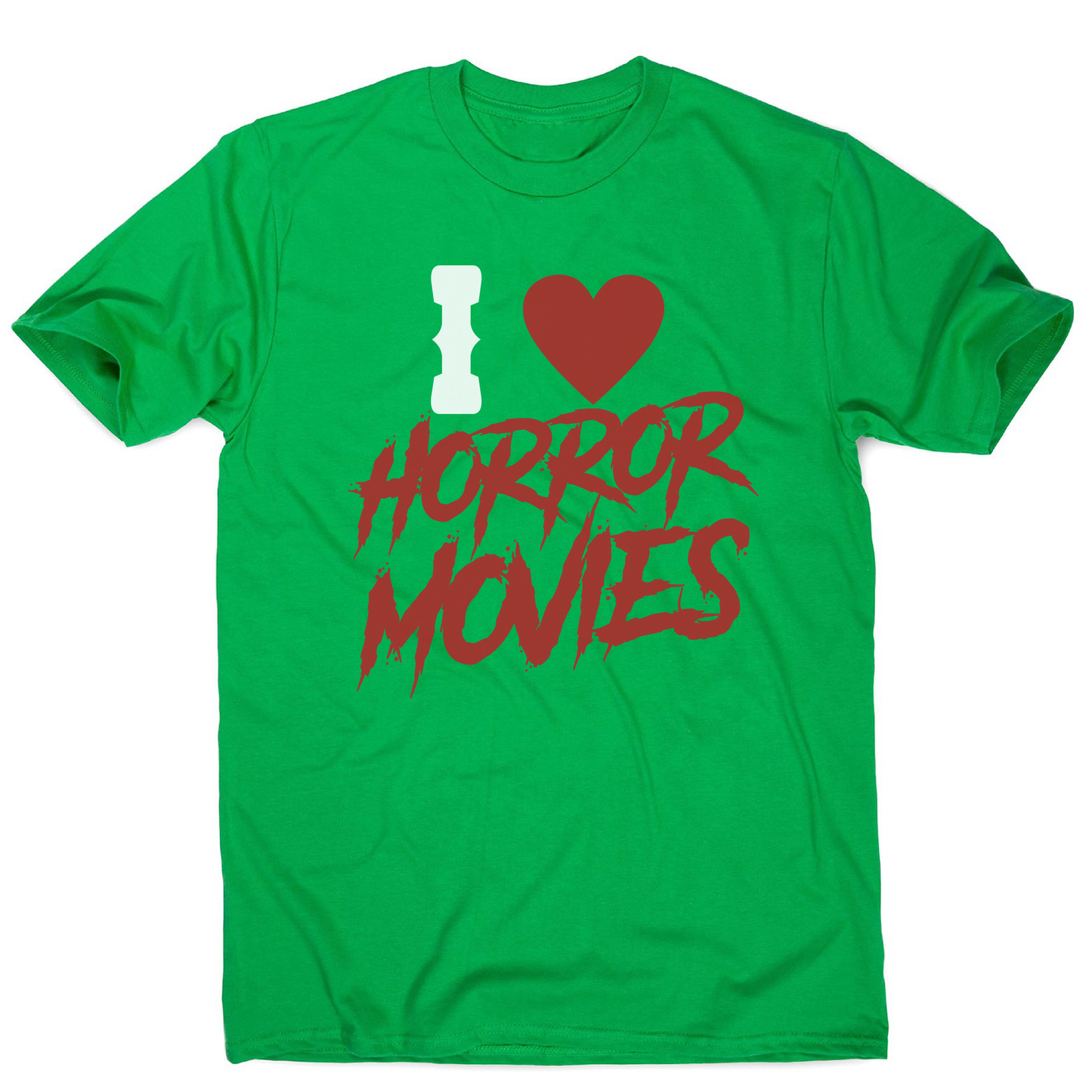 I love horror movies men's t-shirt
