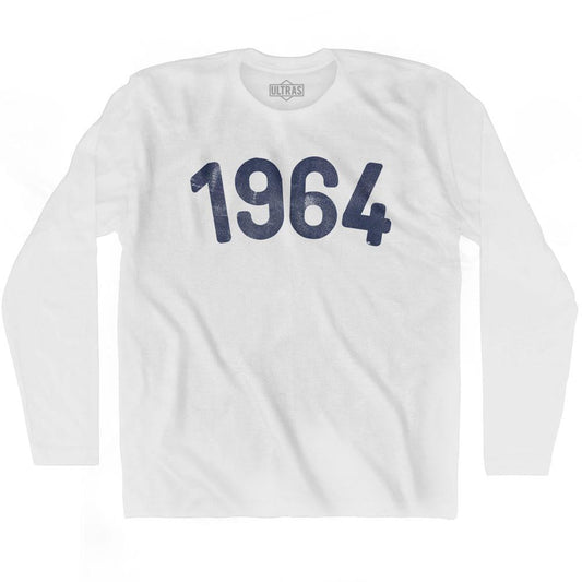 1964 Year Celebration Adult Cotton Long Sleeve T-shirt Style001
