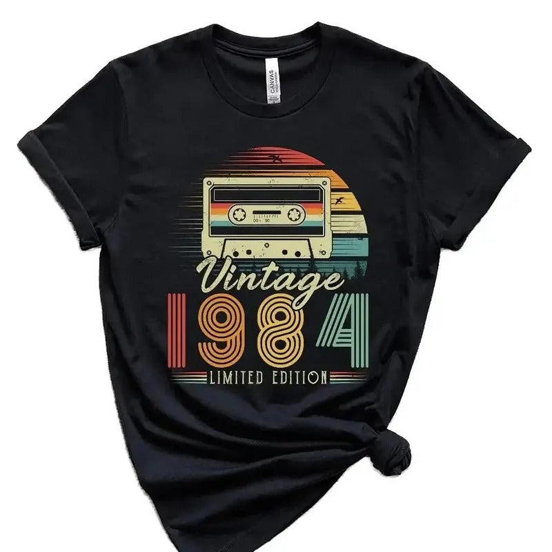 1984 Vintage T-Shirt, 1984 Birthday T-Shirt Hoodie, Sweatshirt | UrbanDripWear.com
