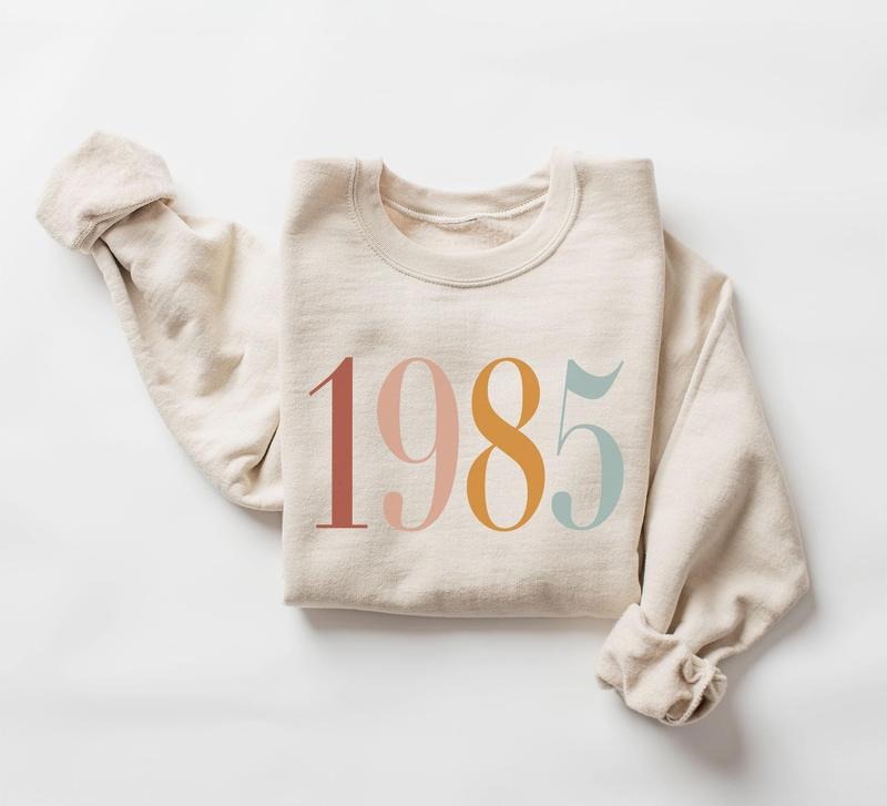 1985 Sweatshirt, Birth Year Sweatshirt, 0th Turning 40 Forty Years Old, 1985 Shirt, Birthday Gift Shirt Hoodie