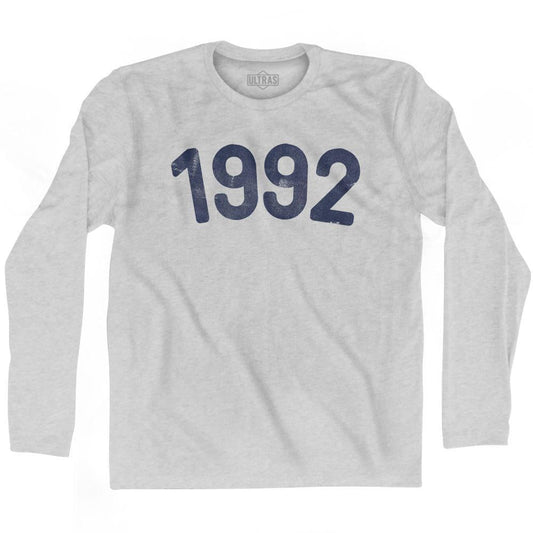 1992 Year Celebration Adult Cotton Long Sleeve T-shirt