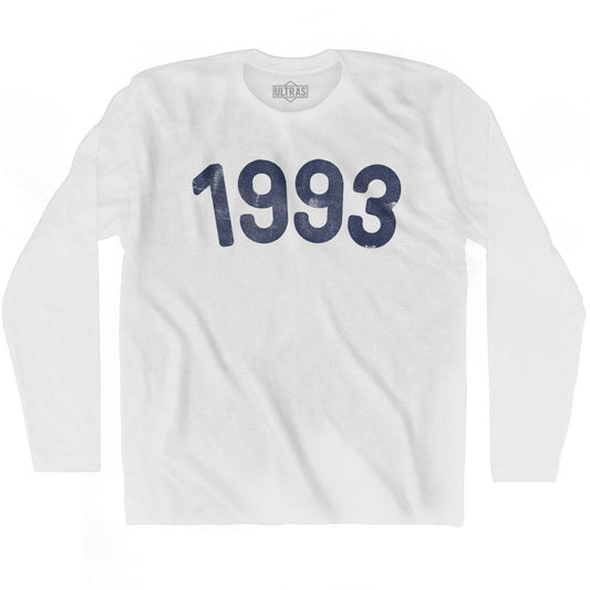1993 Year Celebration Adult Cotton Long Sleeve T-shirt Style001
