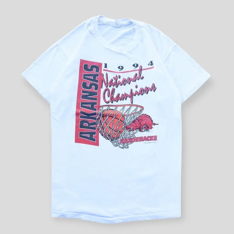 1994 Arkansas Razorbacks National Champions Official Tee Vintage T-Shirt Hoodie, Sweatshirt | UrbanDripWear.com