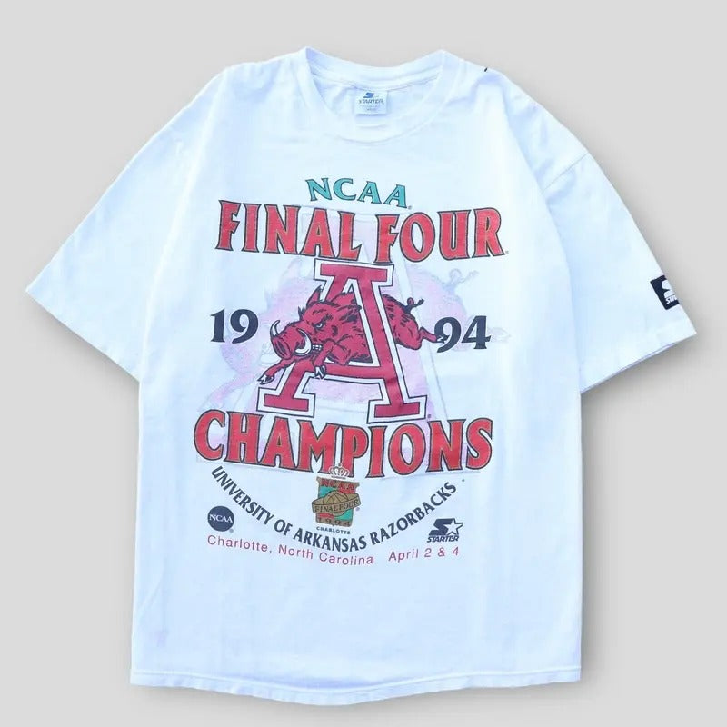 1994 NCAA Final Four Razorbacks Championship Starter Game Tee Vintage T-shirt Hoodie, Sweatshirt | UrbanDripWear.com
