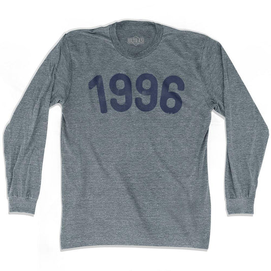 1996 Year Celebration Adult Tri-Blend Long Sleeve T-shirt