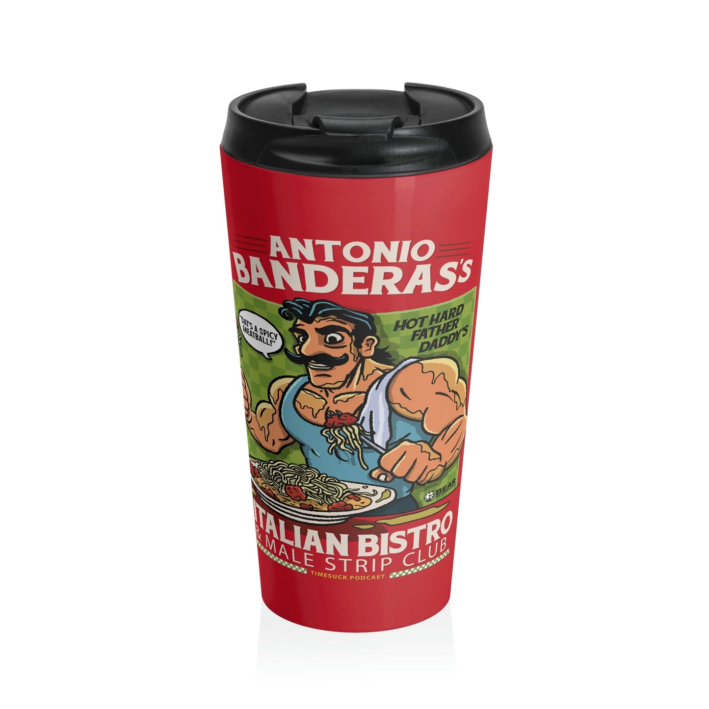 Antonio's Stainless Steel Travel Mug