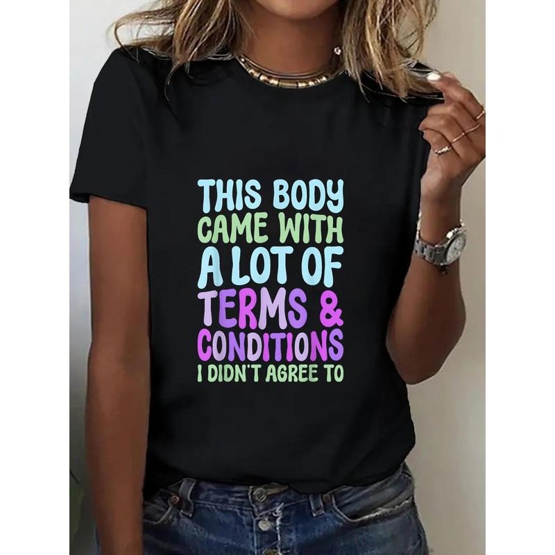 1pc 100% Women'S T-Shirt