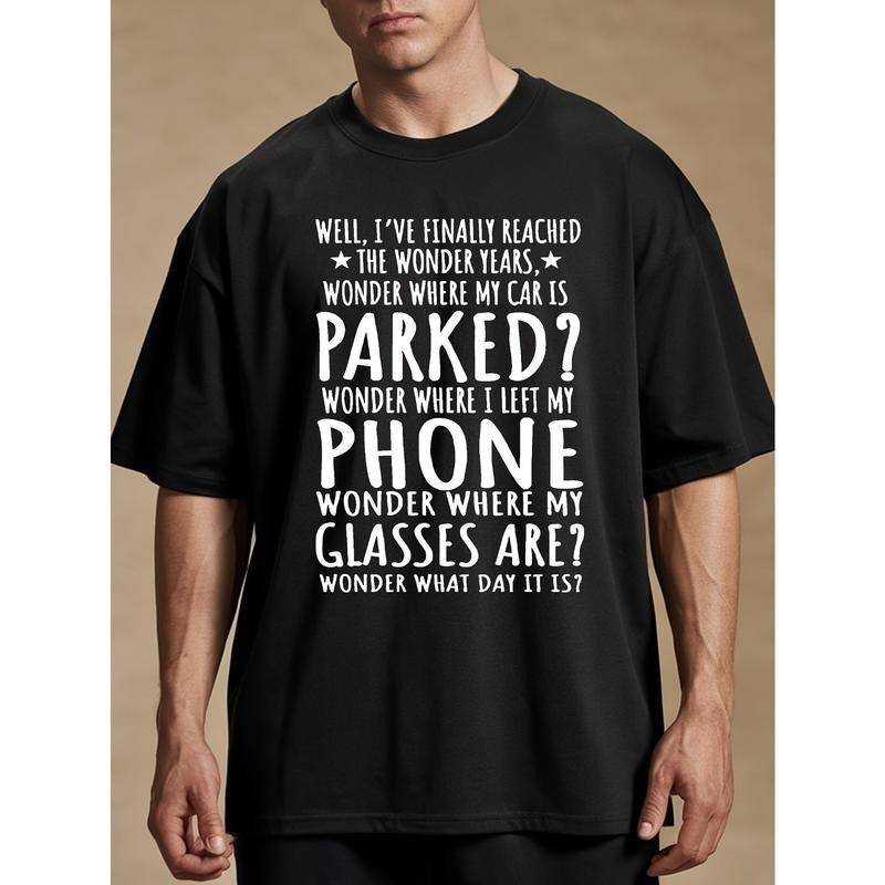 1pc Well, I've Finally Reached The Wonder Years Shirt, Gift For Senior Citizens, Old Age Pensioner, Elderly Person,...