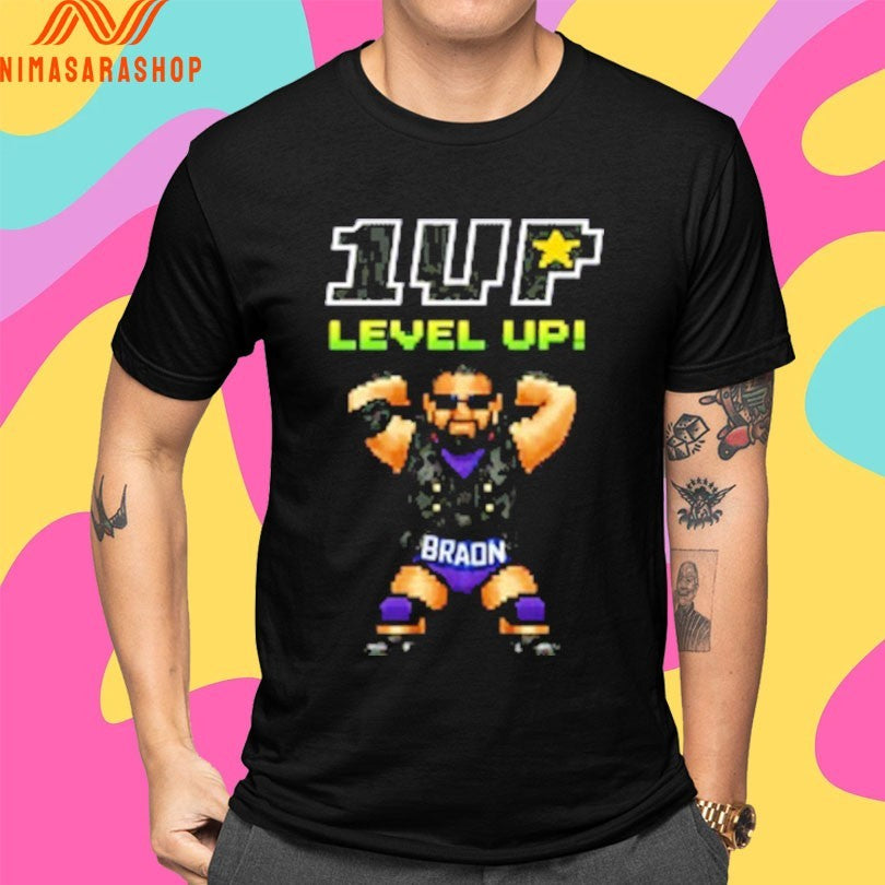 1up Wrestling Level Up Sebastian Braun Shirts