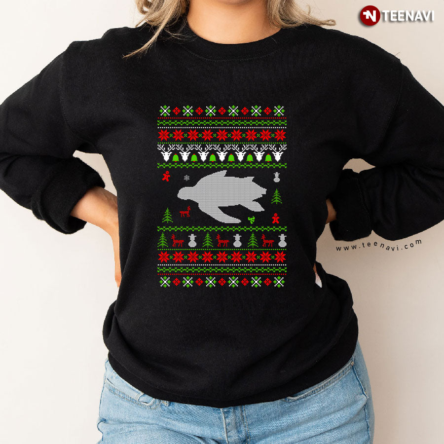 Sea Turtle Ugly Christmas Sweater Sweatshirt