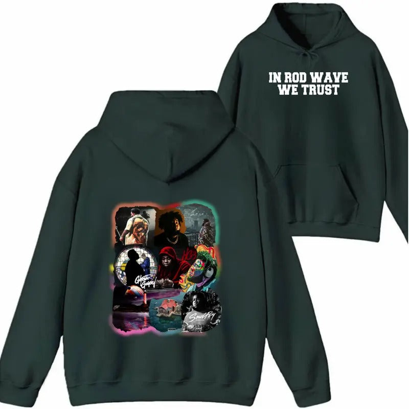 2 Side In Rod We Trust  Sweatshirt, T-shirt, Hoodie, Full-album Concert Tour Graphic Tee, Unisex Casual Streetwear, Music...