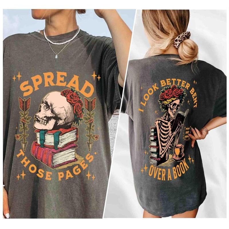 2 Side,I Look Better Bent Over A Book Smut Reader Comfort Colors shirt, Romance Smut Book shirt, Bent Over shirt, Good...