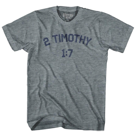 2 Timothy 1 7 Womens Tri-Blend Junior Cut T-Shirt