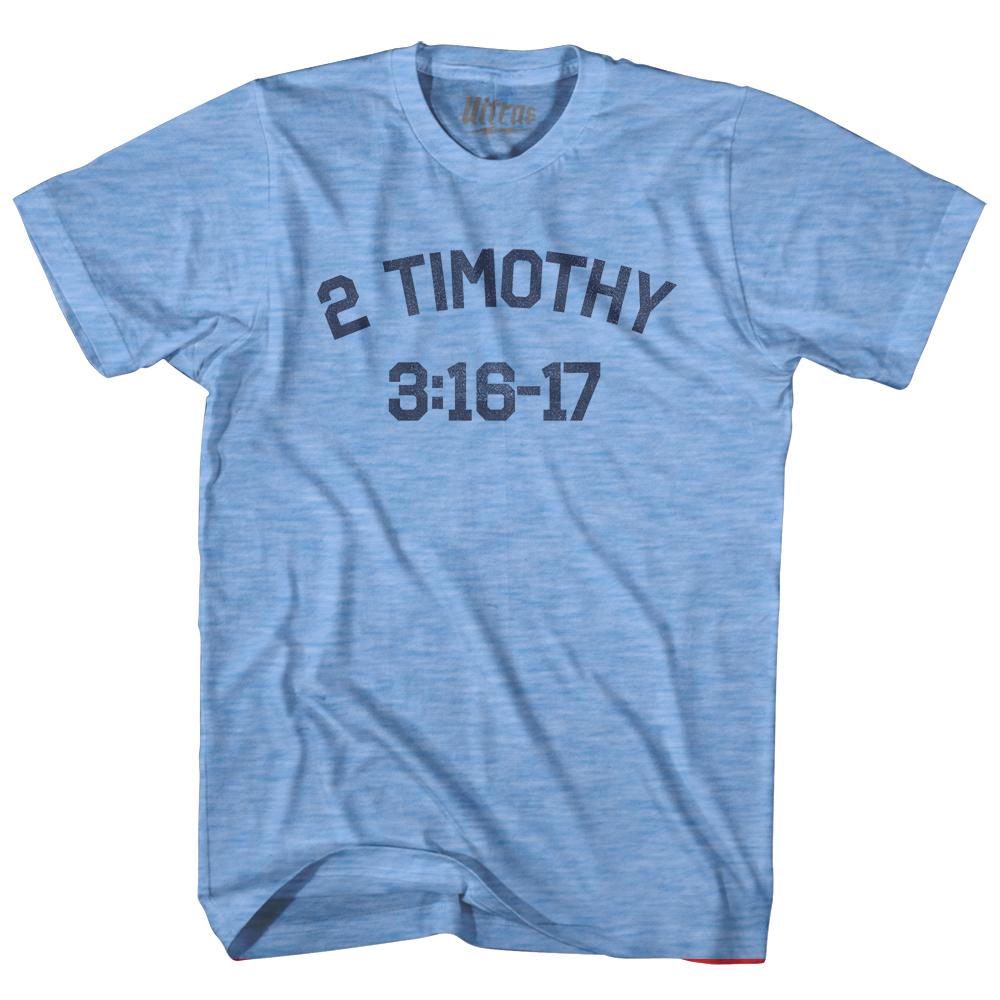 2 Timothy 3 16-17 Adult Tri-Blend T-Shirt Style004