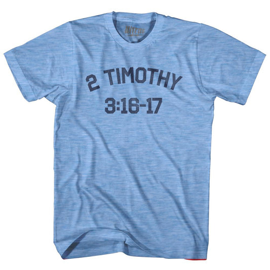 2 Timothy 3 16-17 Adult Tri-Blend T-Shirt Style004