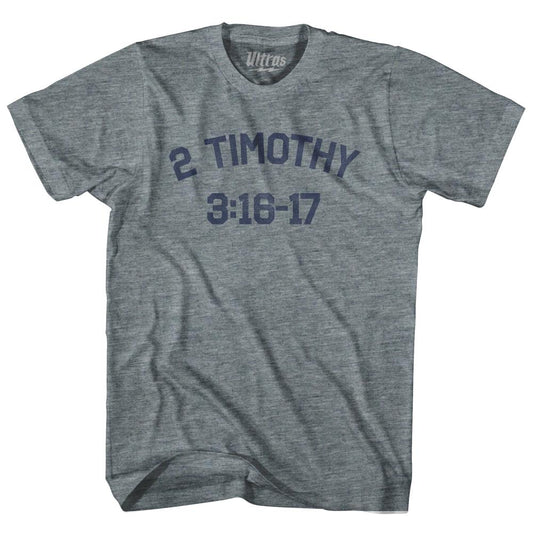 2 Timothy 3 16-17 Adult Tri-Blend T-Shirt Style005