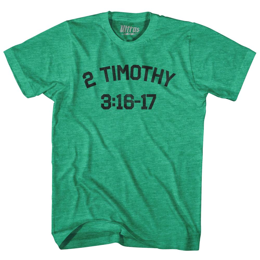 2 Timothy 3 16-17 Adult Tri-Blend T-Shirt Style001