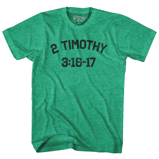 2 Timothy 3 16-17 Adult Tri-Blend T-Shirt Style001