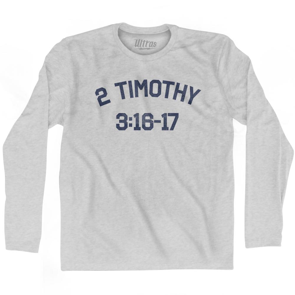 2 Timothy 3 16-17 Adult Cotton Long Sleeve T-Shirt Style001