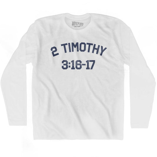 2 Timothy 3 16-17 Adult Cotton Long Sleeve T-Shirt