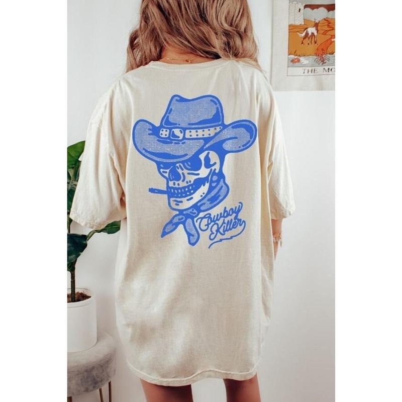 2 sides Cowboy Killer Shirt, Rodeo Shirt, Western Graphic Tee, Oversized Graphic  T-shirt, sweater and Hoodie vintage...