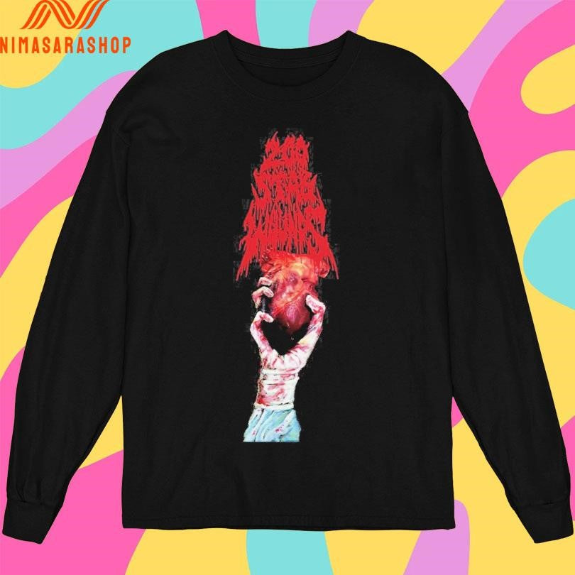200 Stab Wounds Hand With Heart Shirts