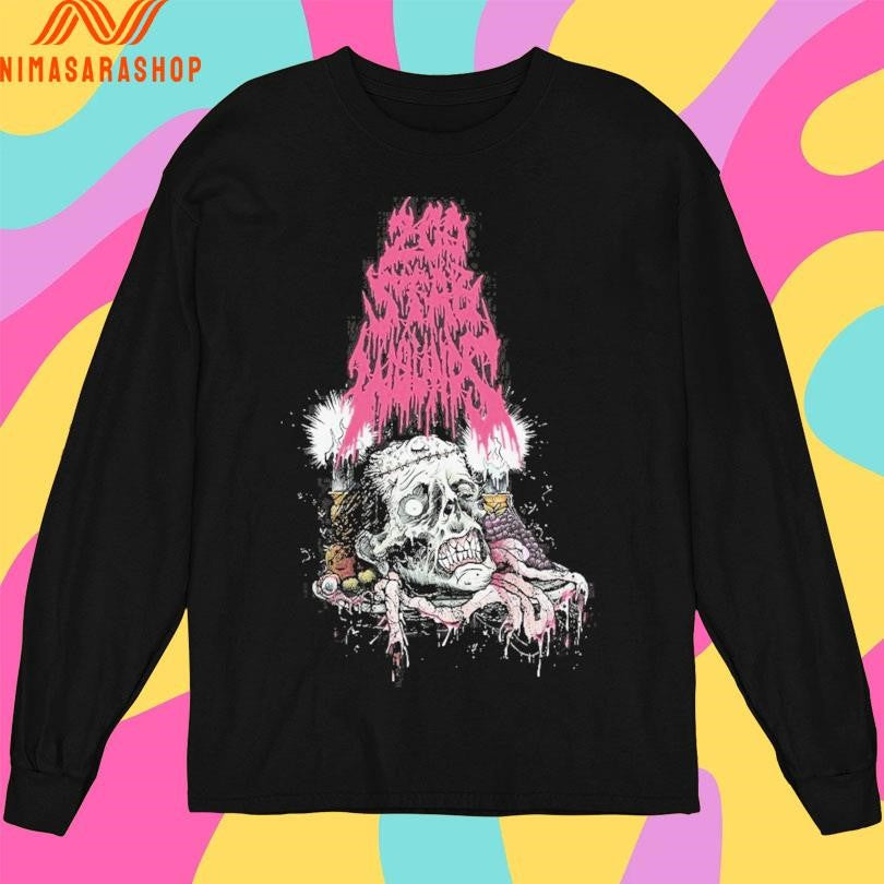 200 Stab Wounds Pink Skull Shirts