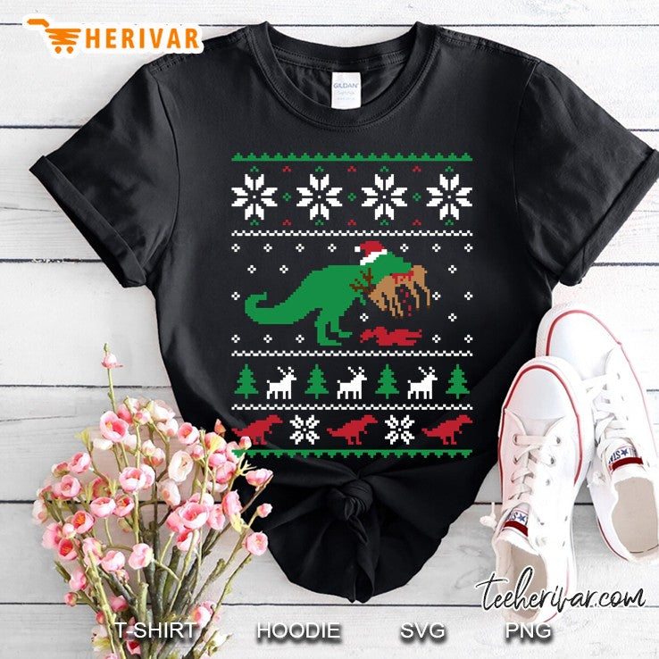 Dinosaur Ugly Christmas Sweater – Funny Christmas