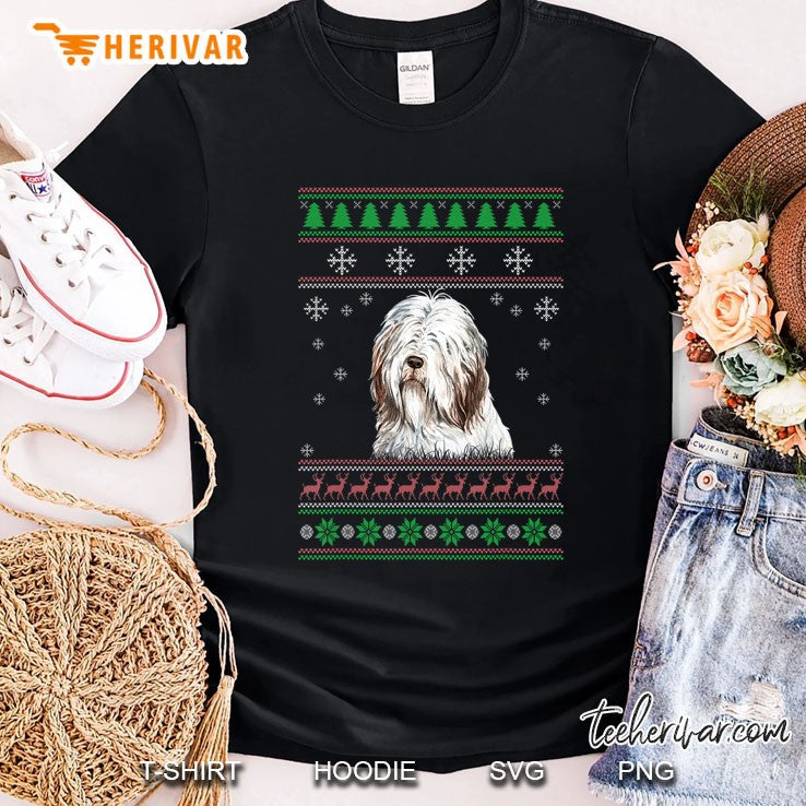 Dog Lover Ugly Christmas Sweater Bearded Collie Funny Xmas
