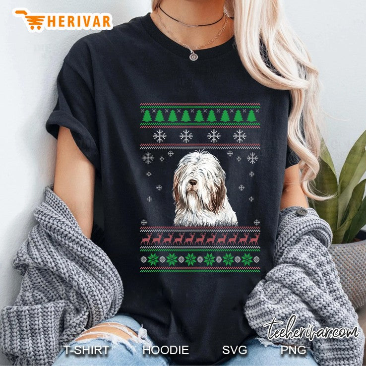 Dog Lover Ugly Christmas Sweater Bearded Collie Funny Xmas