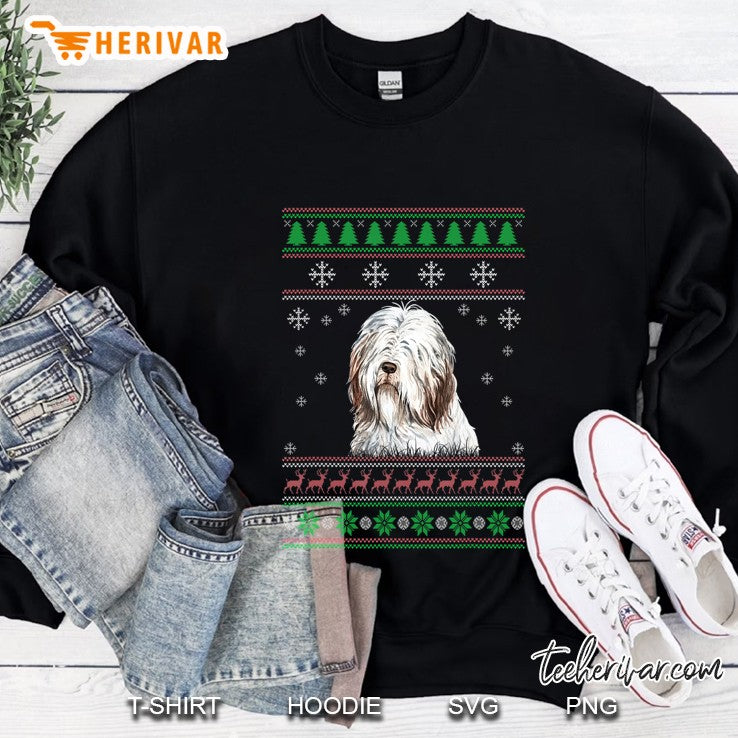 Dog Lover Ugly Christmas Sweater Bearded Collie Funny Xmas