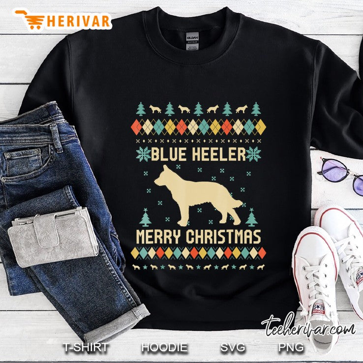 Blue Heeler , Ugly Christmas Sweater