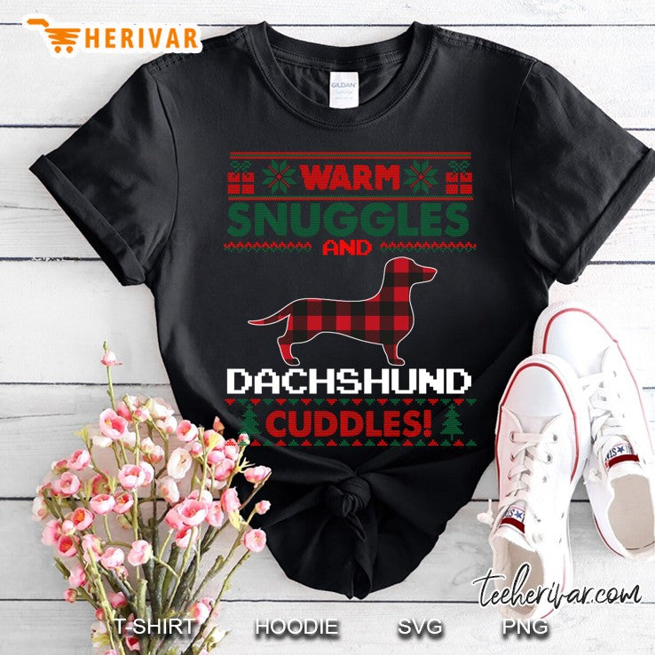 Dachshund Dog Christmas Pajama Shirt Ugly Christmas Sweater