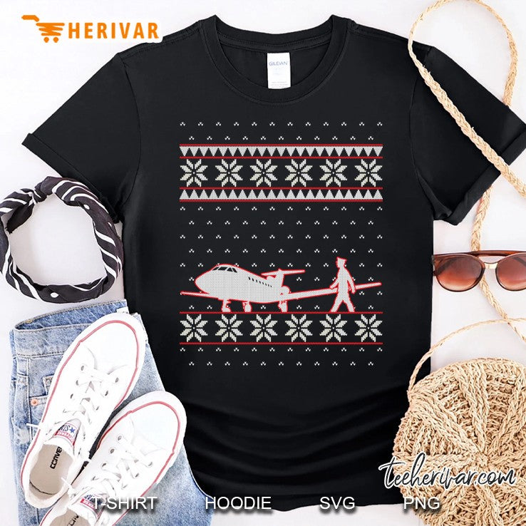 Aviation Pilots Ugly Christmas Sweater; Flight Operator