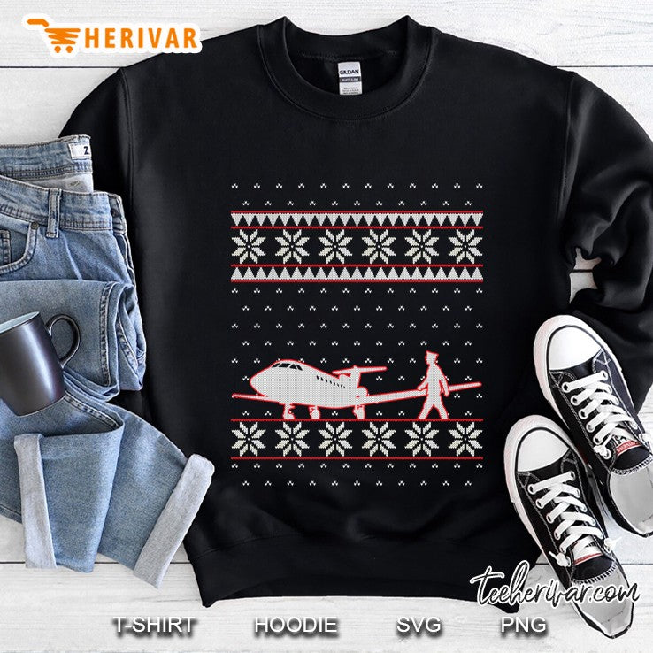 Aviation Pilots Ugly Christmas Sweater; Flight Operator