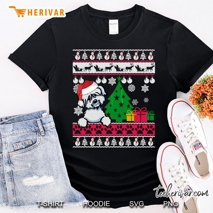 Coton De Tulear Ugly Christmas Sweater Xmas Dog Gif