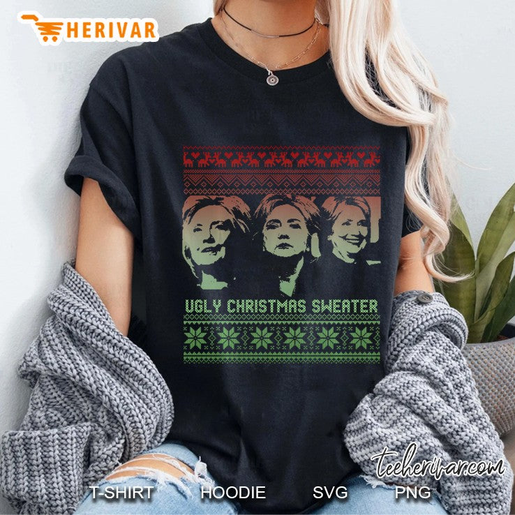 Ugly Christmas Sweater Hillary Clinton