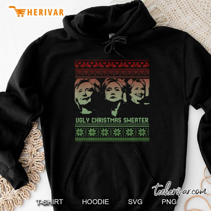 Ugly Christmas Sweater Hillary Clinton