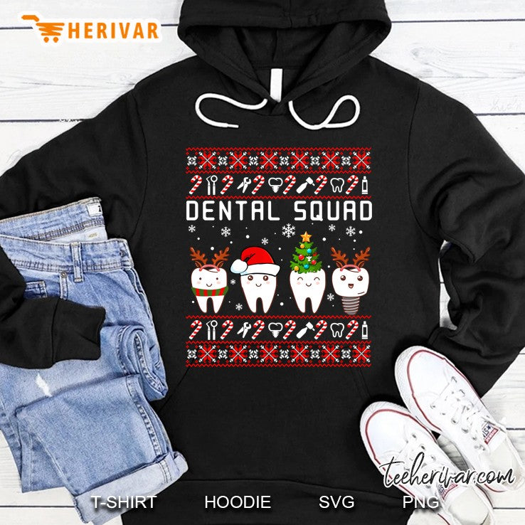 Dental Squad Dental Assistant Ugly Sweater Christmas