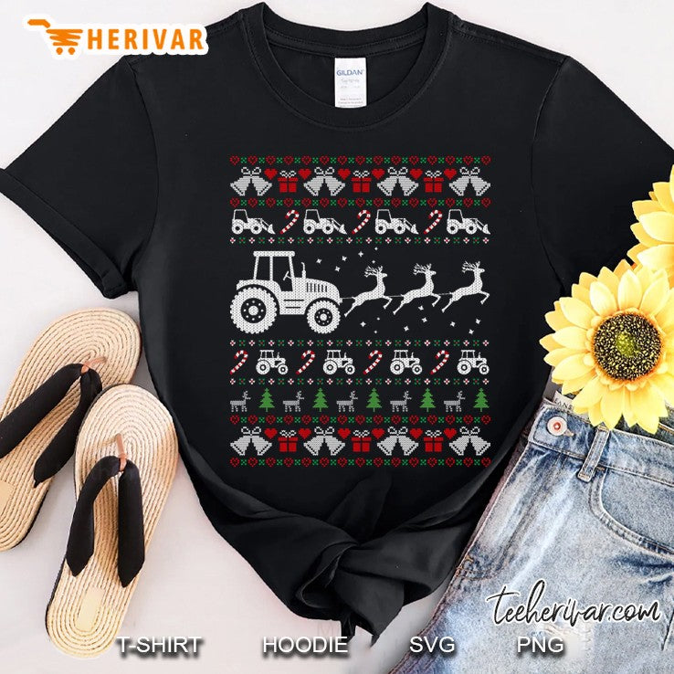 Tractor Ugly Christmas Sweater Xmas Funny Farmer