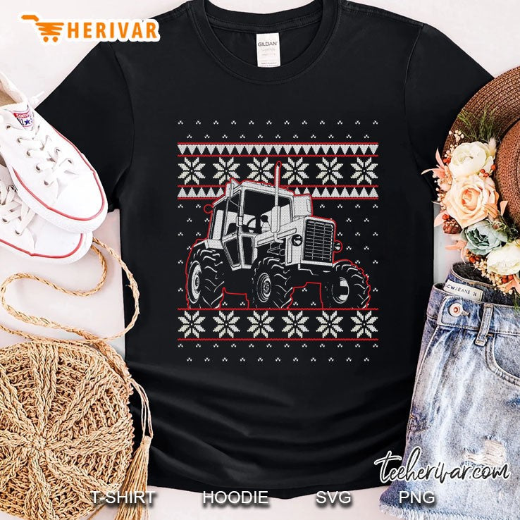 Tractor Driver Ugly Christmas Sweater; Farming Xmas