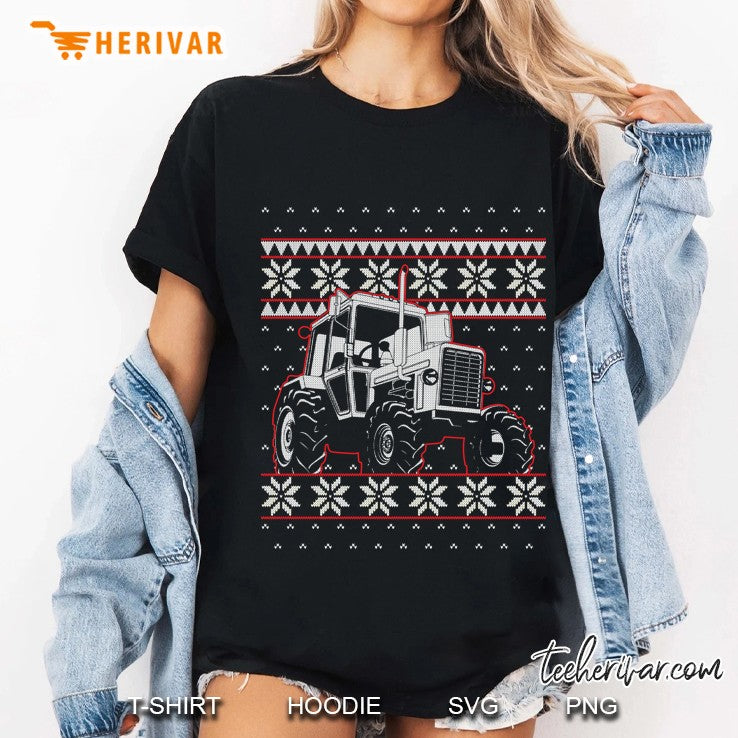 Tractor Driver Ugly Christmas Sweater; Farming Xmas