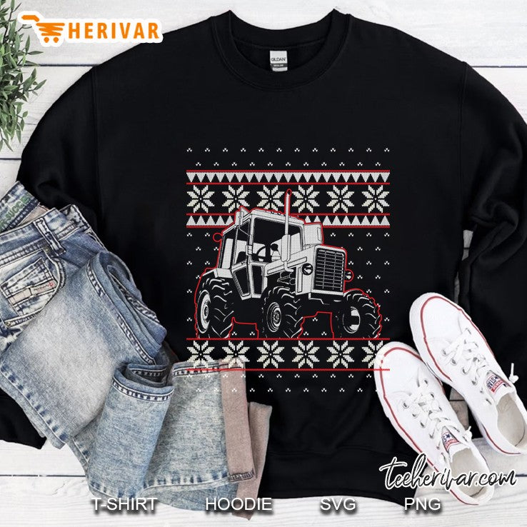 Tractor Driver Ugly Christmas Sweater; Farming Xmas